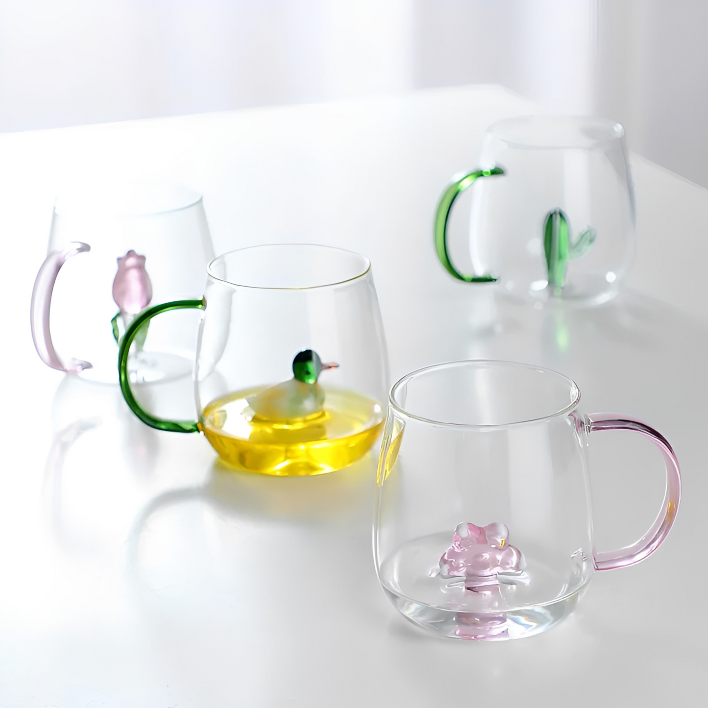 Cupie – Tasse en Verre Créatif Dessin Animé