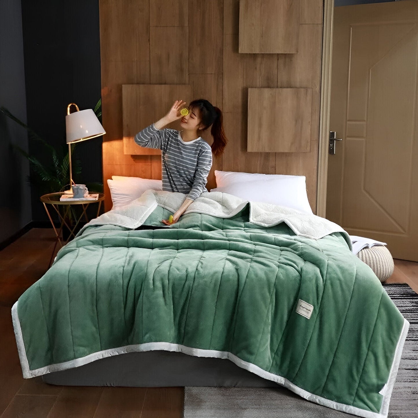 SuperDuvet - Couverture en polaire douce, confortable et chaude