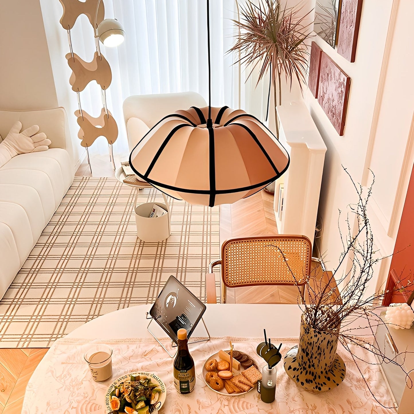 Sayuri – Plafonnier Rétro Japonais