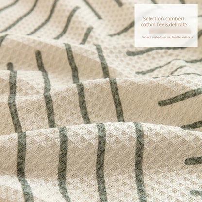 Tissu de protection rayé pour canapé
