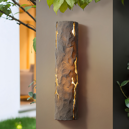 Rokka – Applique murale extérieure créative style rétro pierre