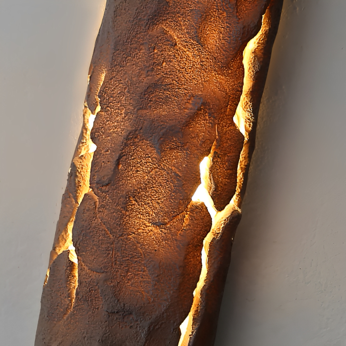 Rokka – Applique murale extérieure créative style rétro pierre