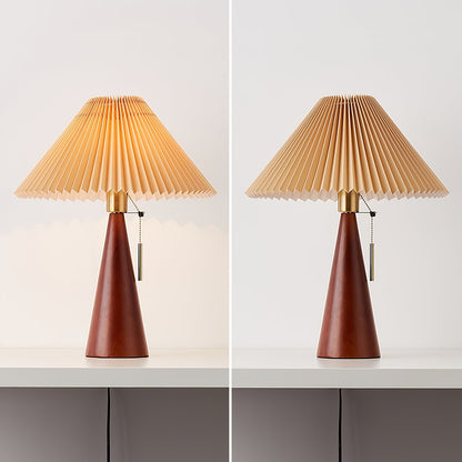 Rami – Lampe de table en bois de noyer