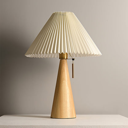 Rami – Lampe de table en bois de noyer
