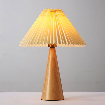 Rami – Lampe de table en bois de noyer