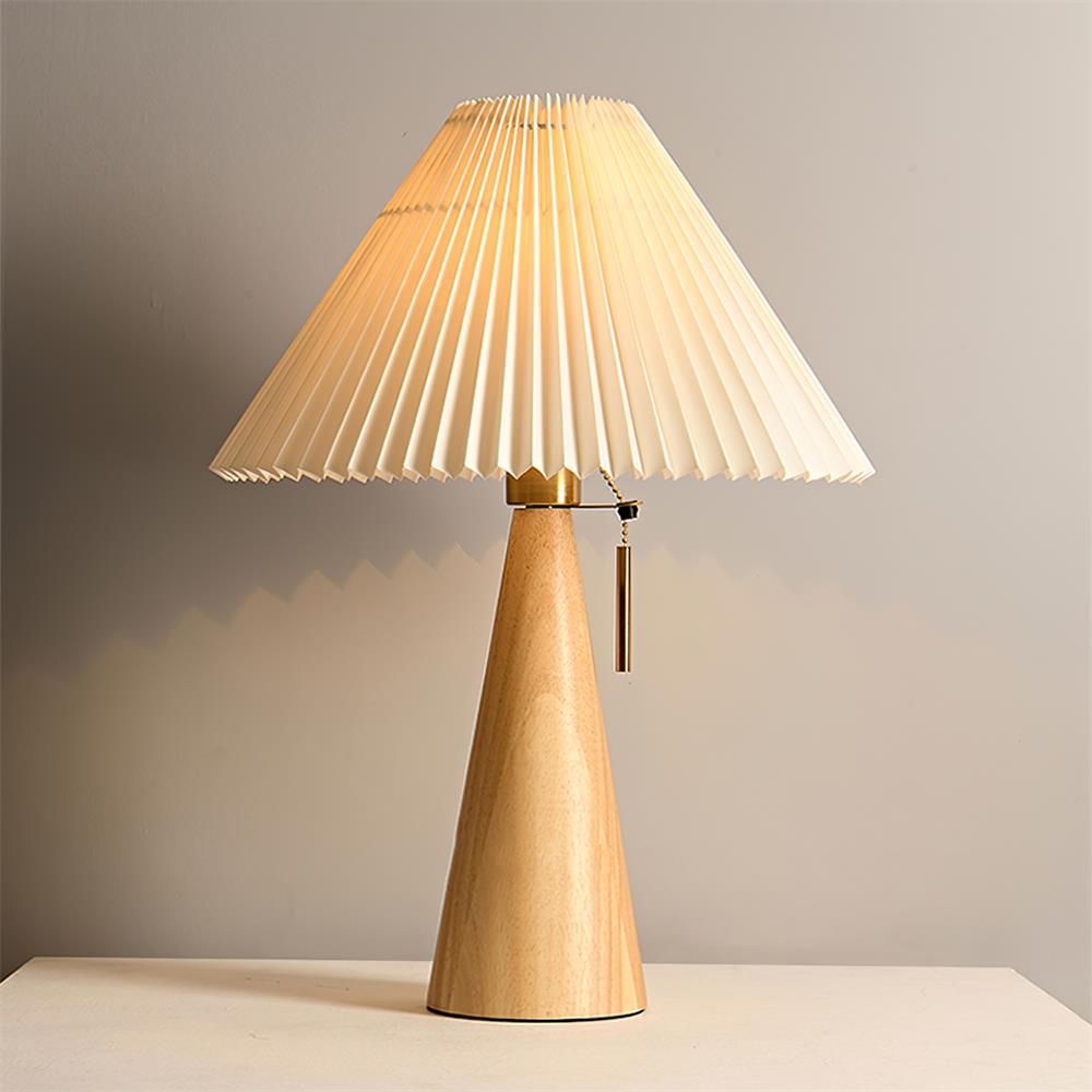 Rami – Lampe de table en bois de noyer
