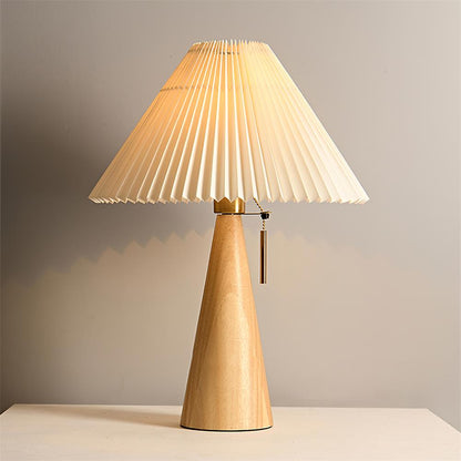 Rami – Lampe de table en bois de noyer