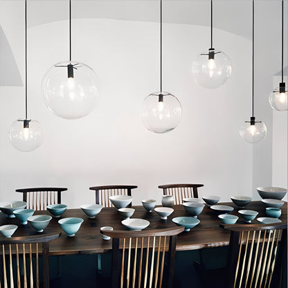 Livia – Lustre en Verre Moderne Simple