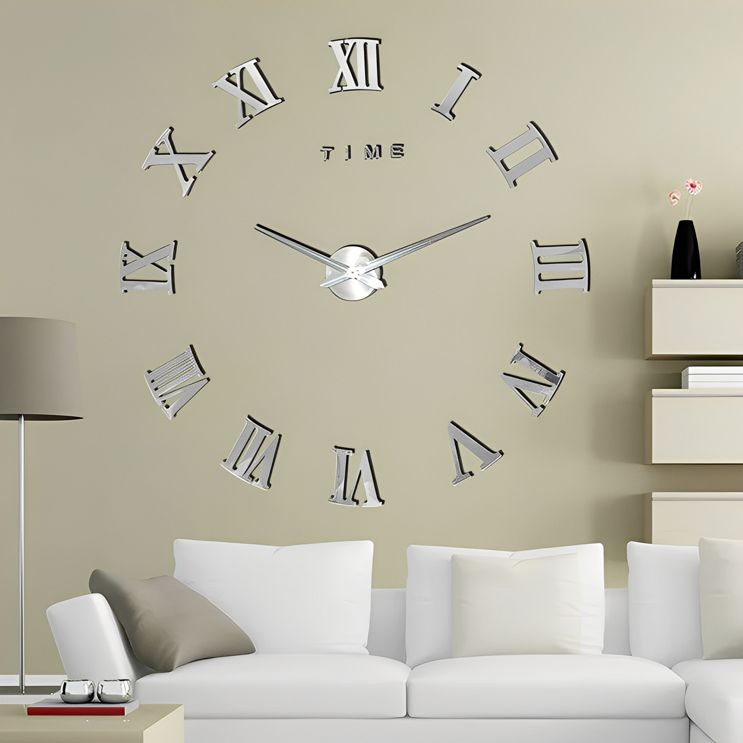 Elian – Grande Horloge Murale Créative