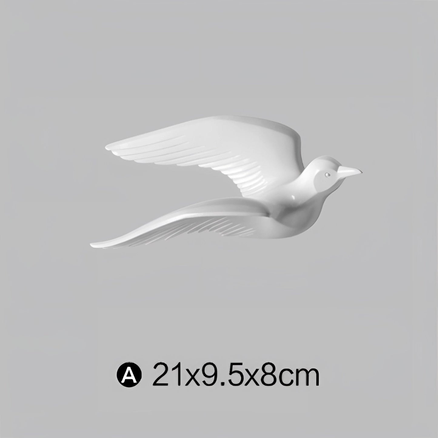 Marella – Décoration murale de mouettes en trois dimensions en résine