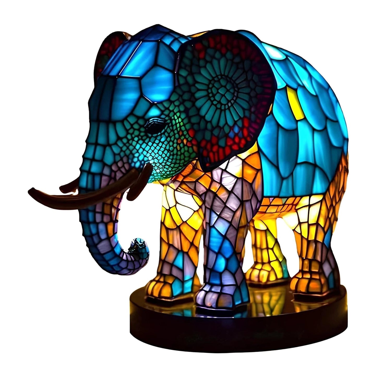 Mystral – Figurine Animale Magique en Résine avec Lumière LED