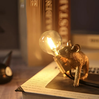 Nilla – Lampe Mini-Souris Créative en Résine Style Nordique