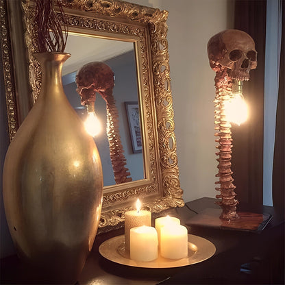 Gravok – Lampe de table crâne effrayant pour Halloween