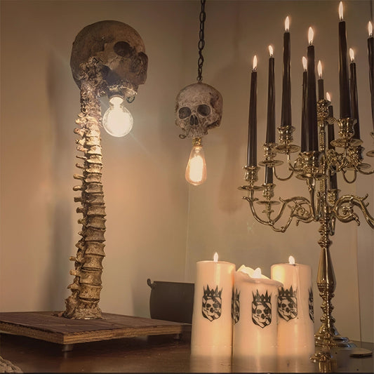 Gravok – Lampe de table crâne effrayant pour Halloween