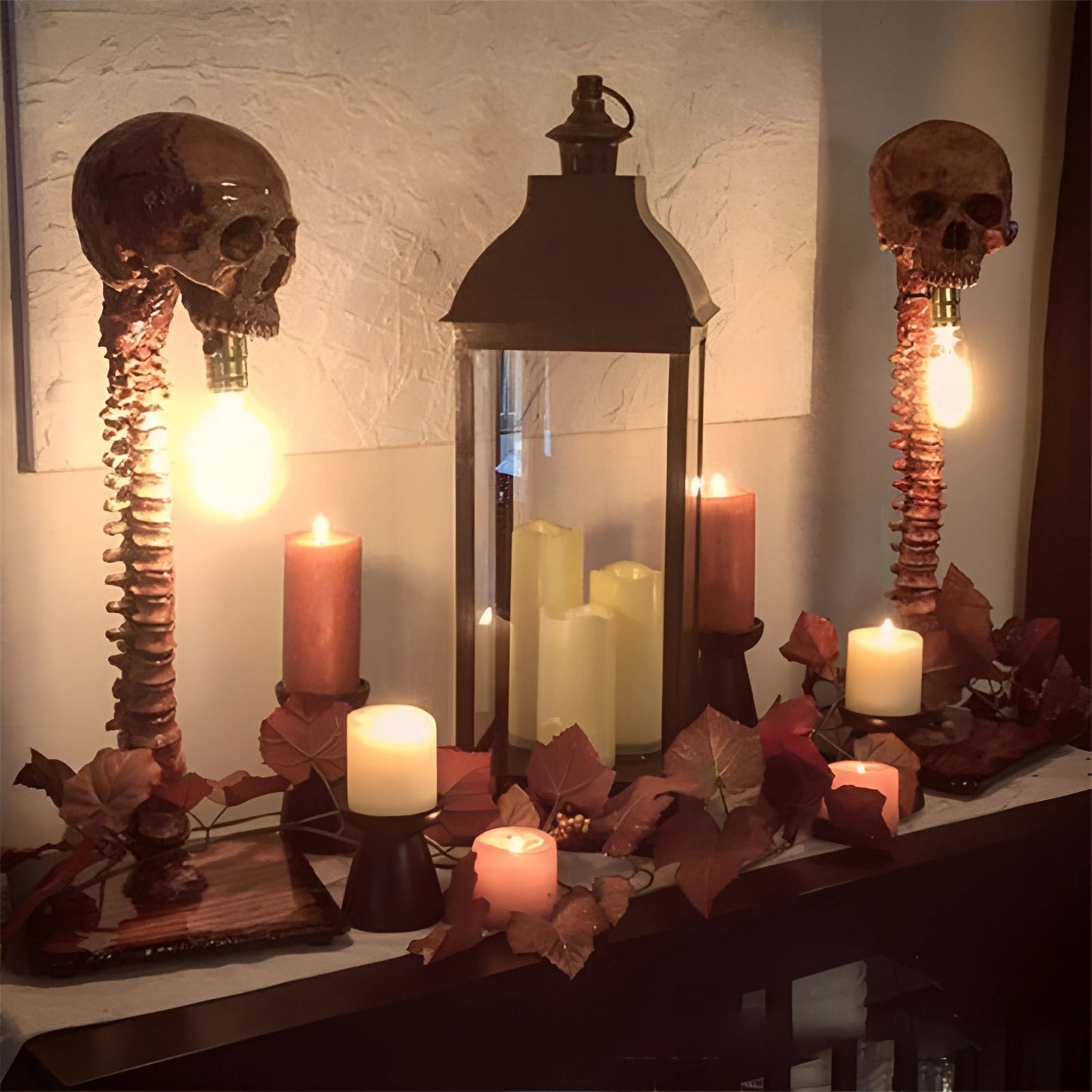 Gravok – Lampe de table crâne effrayant pour Halloween