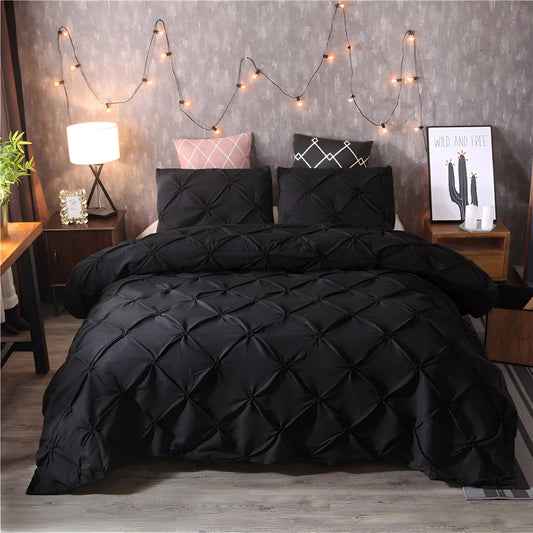 Silvany – Housse de couette pour lit double (3 pièces)