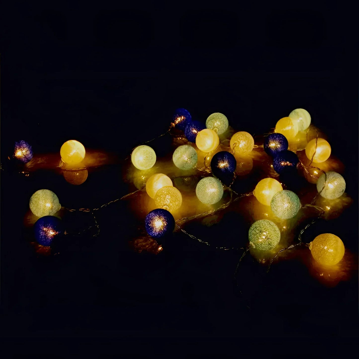 Hazel – Guirlande lumineuse LED colorée en coton