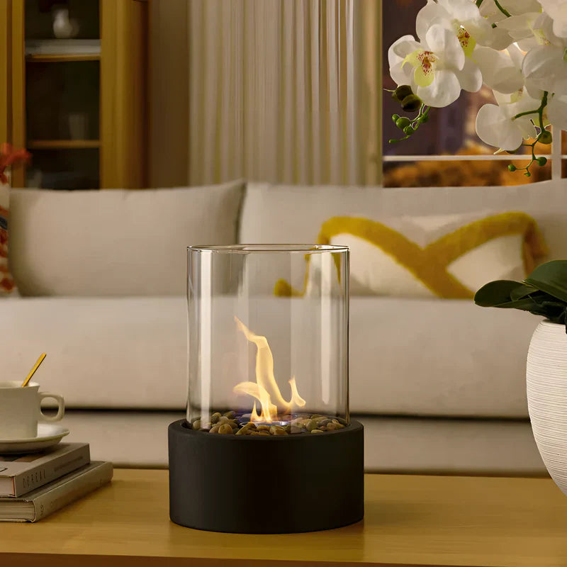 Nero – Lampe à feu en verre portable