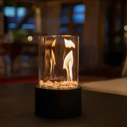 Nero – Lampe à feu en verre portable