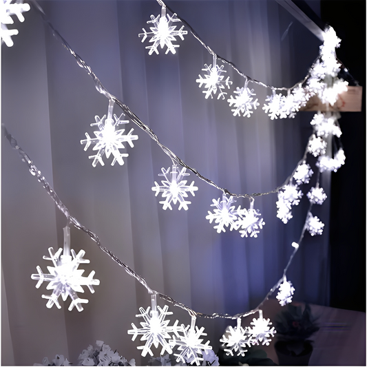 Eira – Guirlande lumineuse flocons de neige avec télécommande