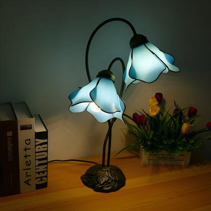 Mikayla – Lampe de Table Lotus à Double Tête