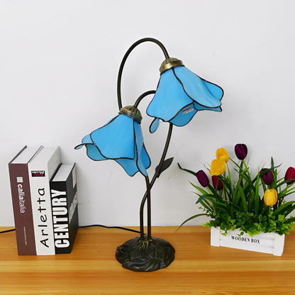 Mikayla – Lampe de Table Lotus à Double Tête