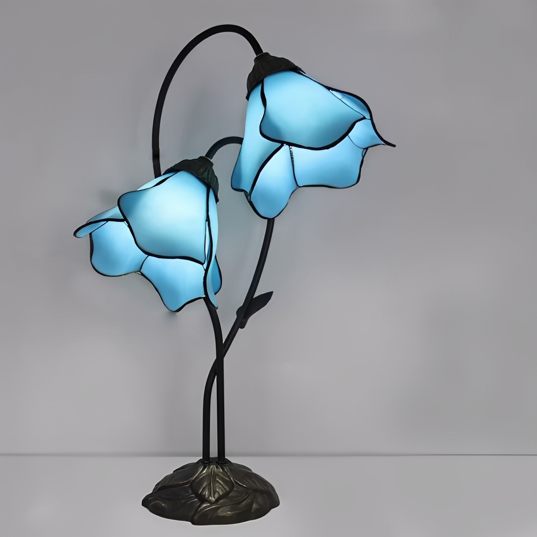 Mikayla – Lampe de Table Lotus à Double Tête