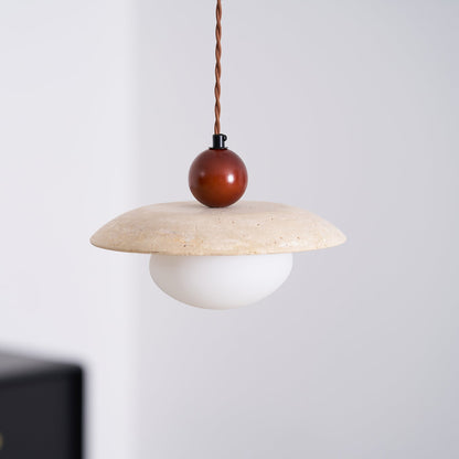 Kaori – Suspension en travertin