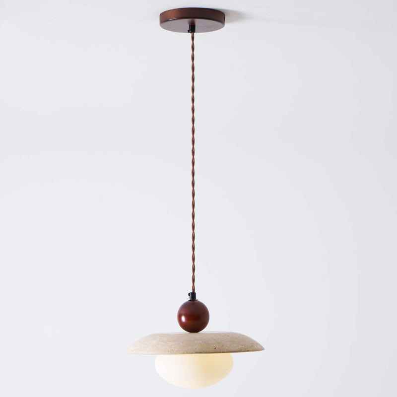 Kaori – Suspension en travertin