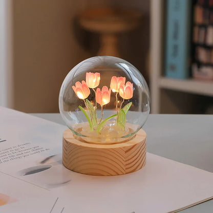 TulipeÉclairée - Lampe de Bureau Tulipe