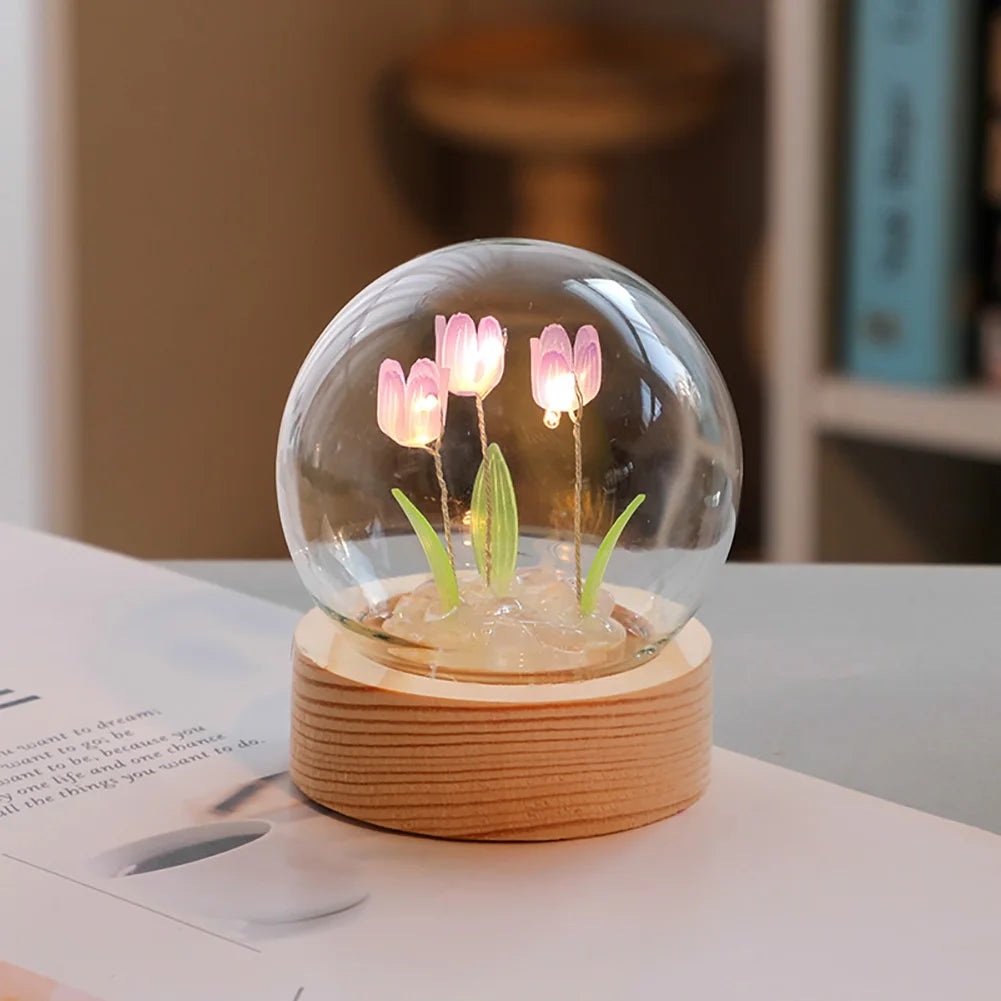 TulipeÉclairée - Lampe de Bureau Tulipe