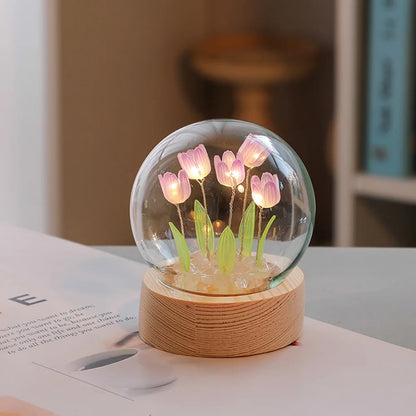 TulipeÉclairée - Lampe de Bureau Tulipe