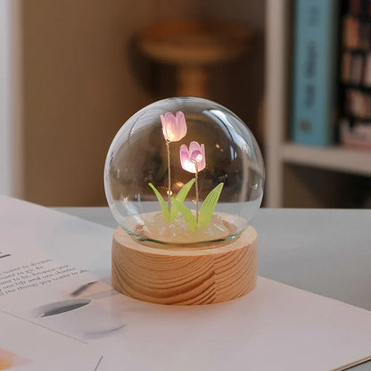 TulipeÉclairée - Lampe de Bureau Tulipe