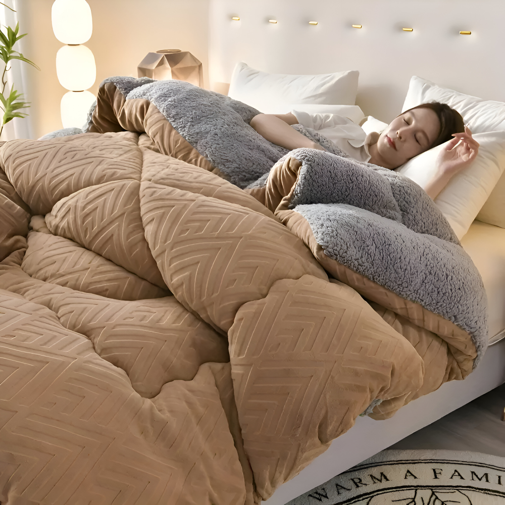 FluffLux – Couette en polaire lavable en machine