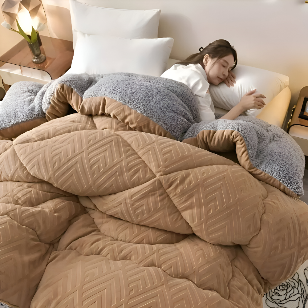 FluffLux – Couette en polaire lavable en machine