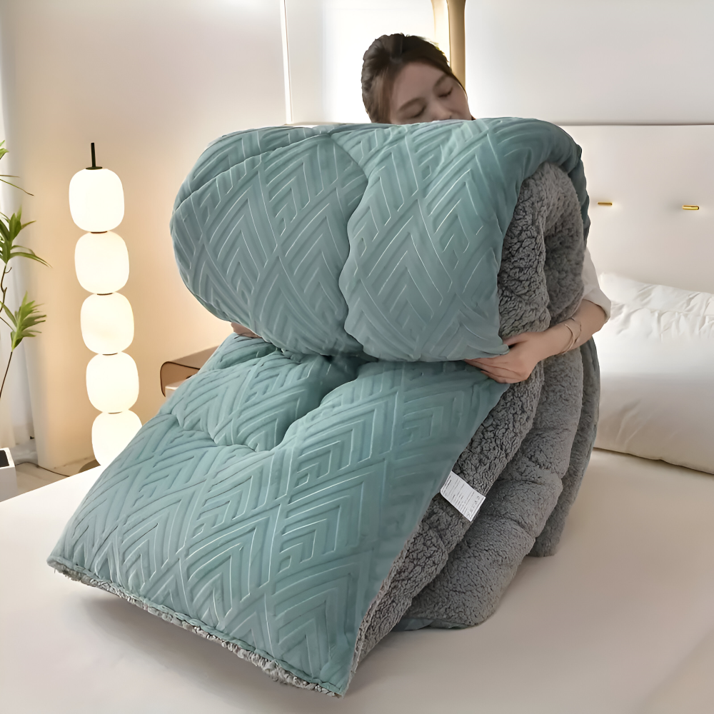 FluffLux – Couette en polaire lavable en machine