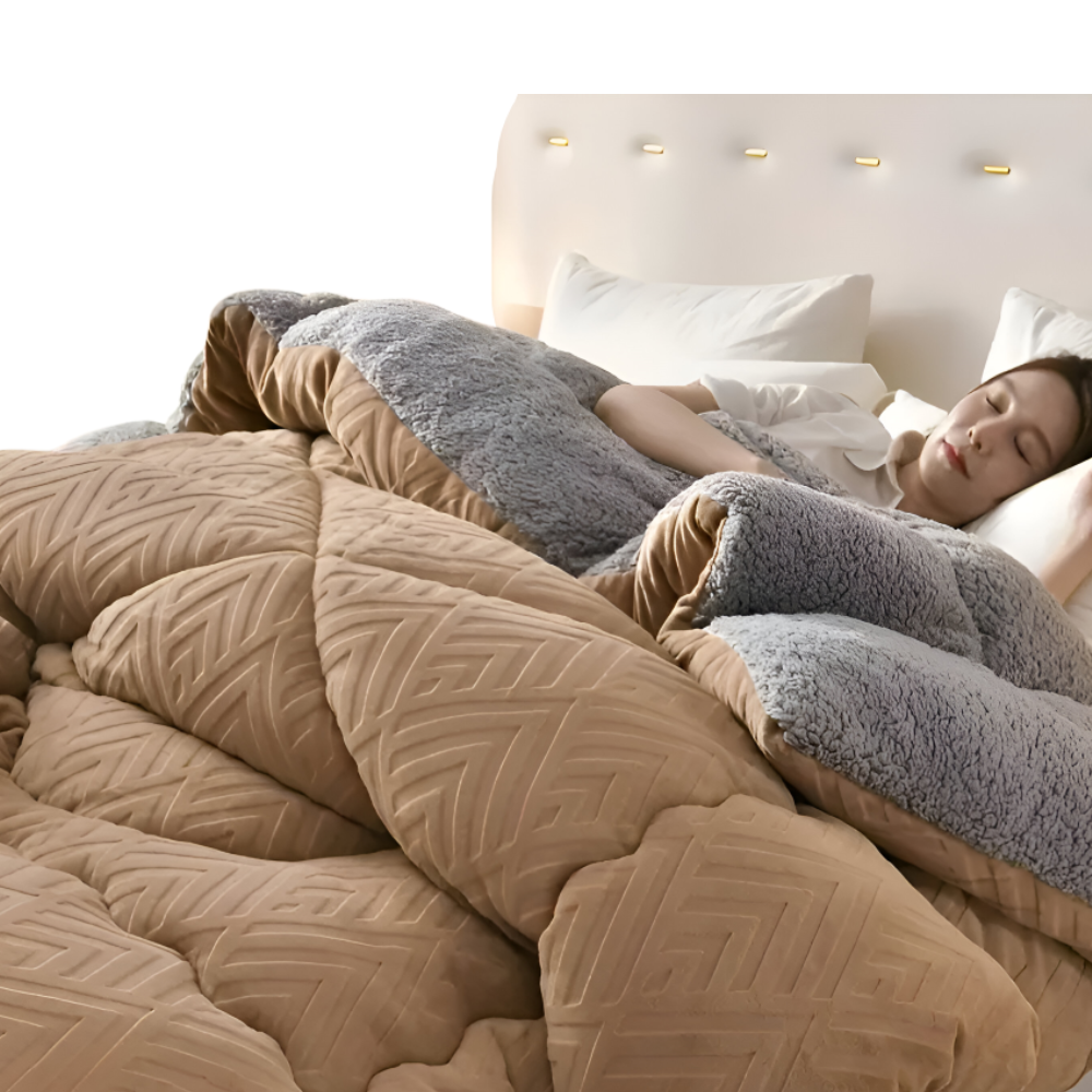 FluffLux – Couette en polaire lavable en machine