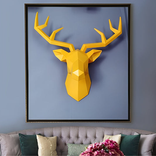 NordicAntler – Décoration murale vintage design tête d'antilope