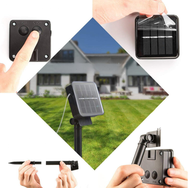 SoleilMarrakech – Guirlande solaire LED orientale