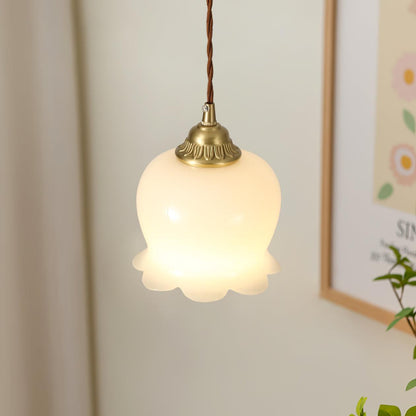 Odette – Lampe suspendue rétro française design muguet