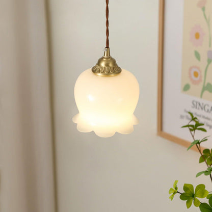 Odette – Lampe suspendue rétro française design muguet