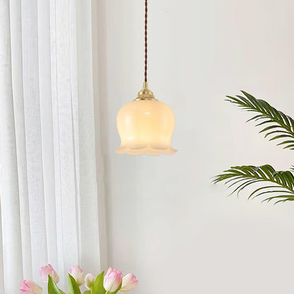 Odette – Lampe suspendue rétro française design muguet