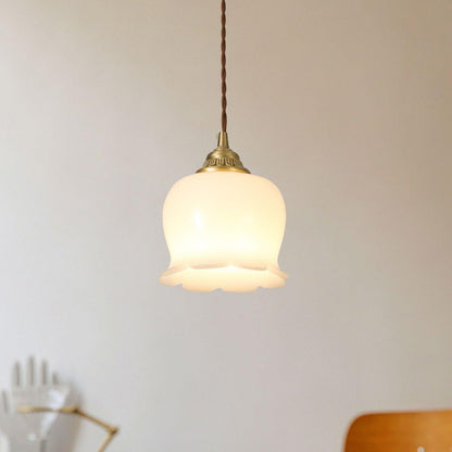 Odette – Lampe suspendue rétro française design muguet