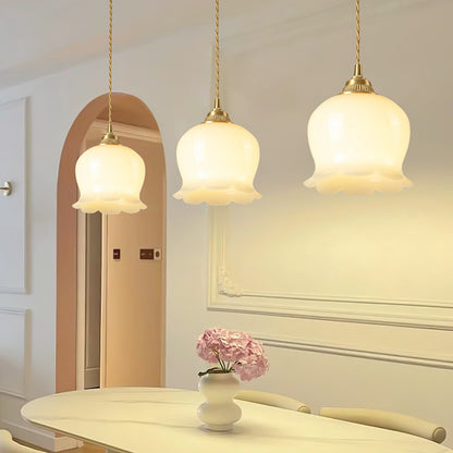 Odette – Lampe suspendue rétro française design muguet