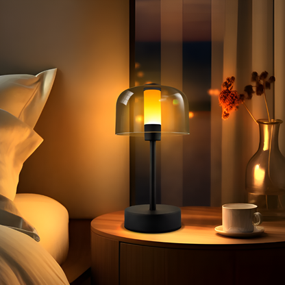 Riza – Lampe de chevet LED sensible au toucher polyvalente