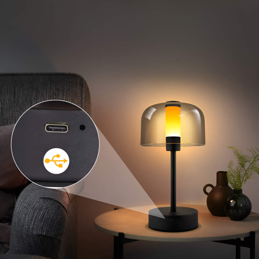 Riza – Lampe de chevet LED sensible au toucher polyvalente
