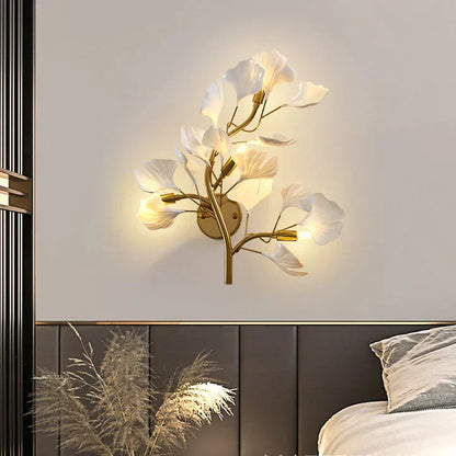 Freja – Lampe murale branche fleurie