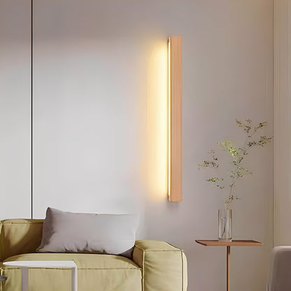 Clyde – Longue Applique Murale dans un Style Simple en Bois