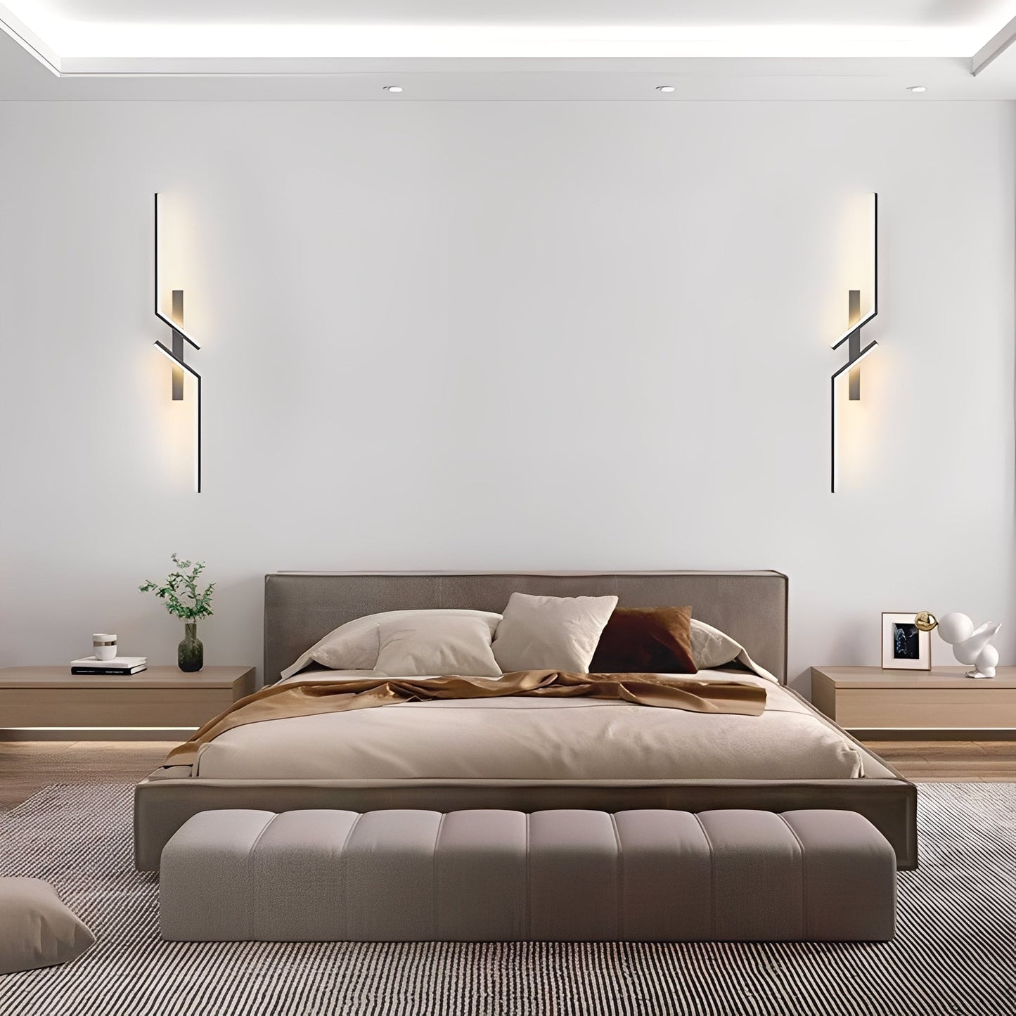 Lina – Applique Murale à Bandes Moderne Minimaliste