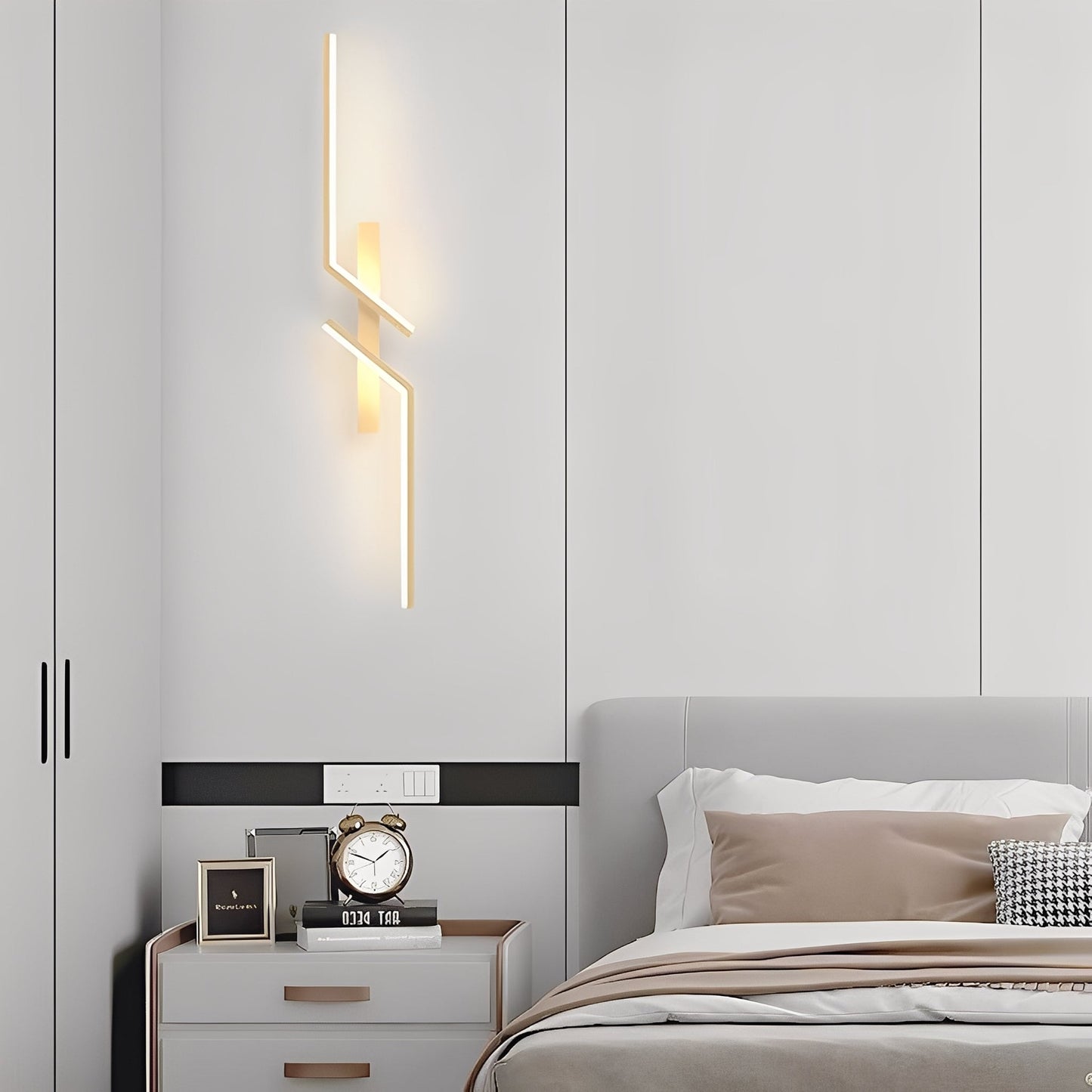 Lina – Applique Murale à Bandes Moderne Minimaliste